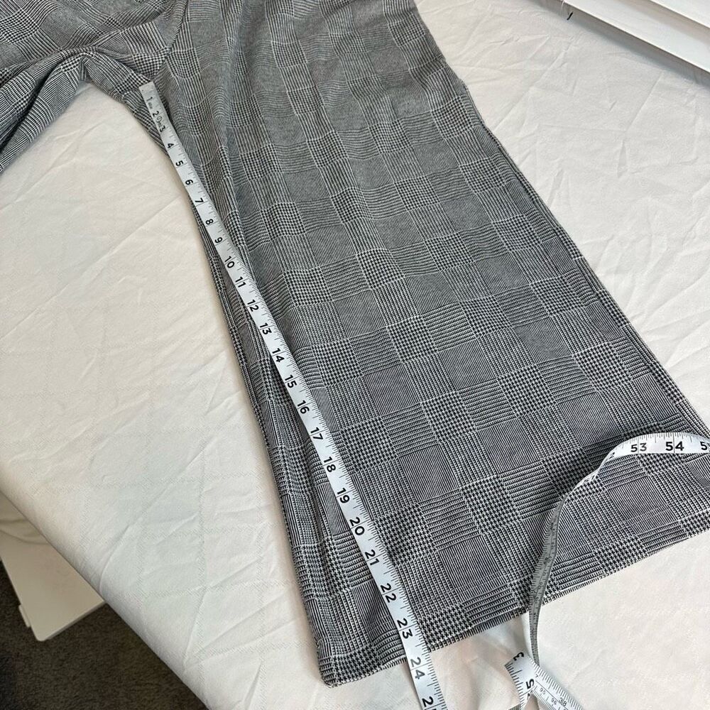 Maeve Anthropologie Houndstooth Wide Leg Pants Womens Medium High Rise Cropped - Picture 11 of 12